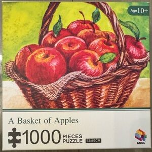 A Basket of Apples 1000 Piece Puzzle